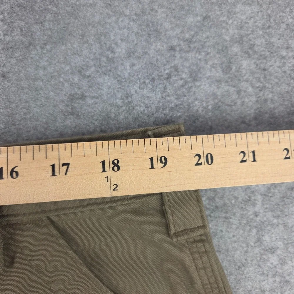 Carhartt Mens B147 LBR Canvas Carpenter Shorts Brown Original Fit 40